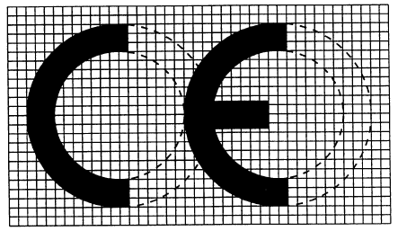 CE认证标志标准尺寸